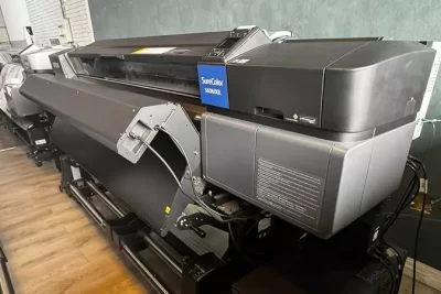 Impressora Ecosolvente Epson S60600L com 2 cabeças de impressão PrecisionCore® TFP, maquina está em Franca - SP. Investimento de R$ 85.000,00.