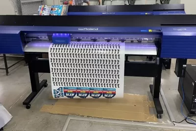 Impressora Roland SG2-640 2 cabeças de impressão Flex Fire e largura de até até 1,60mts. Investimento R$ 60.000,00, maquina está em Campé - Paraná.
