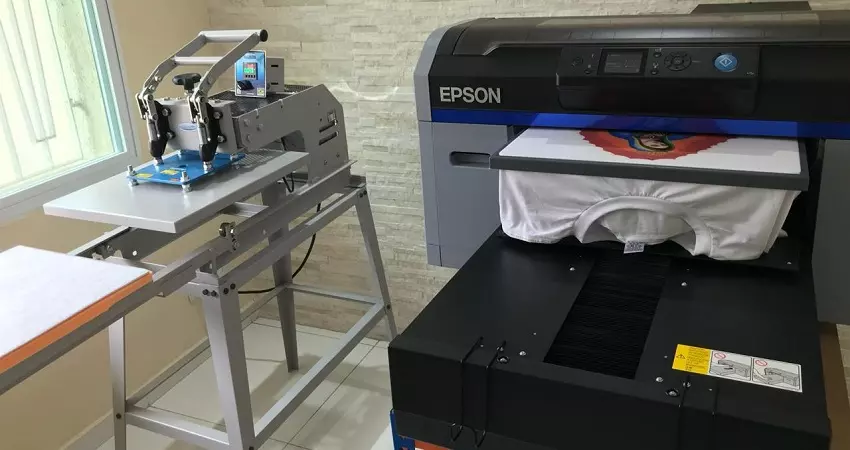 Impressora Epson F2100 com uma cabeça de impressão PrecisionCore® TFP. Maquina está em Santos -SP. Investimento de R$ 44.000,00