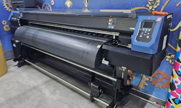 Impressora sublimatica Mimaki TS300P-1800P. Velocidade máxima de: 115 m2/h. Largura : 1,80 mm. Investimento de R$ 30.000,00, maquina está em Brás-São Paulo.