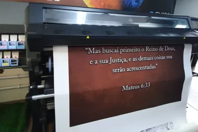 Plotter HP Latex 360. Ano: 2018. Velocidade máxima: Até 91 m²/h. Largura de impressão: 1.60m. Localidade: Curitiba- PR. Investimento de R$60.000,00.