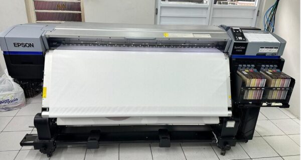 Plotter SC F9370. Ano: 2020. Tinta: HD CMYK. Cabeça:  2 cabeças Preciosioncore TFP Investimento de R$75.000,00, maquina está em Aracaju- SERGIPE